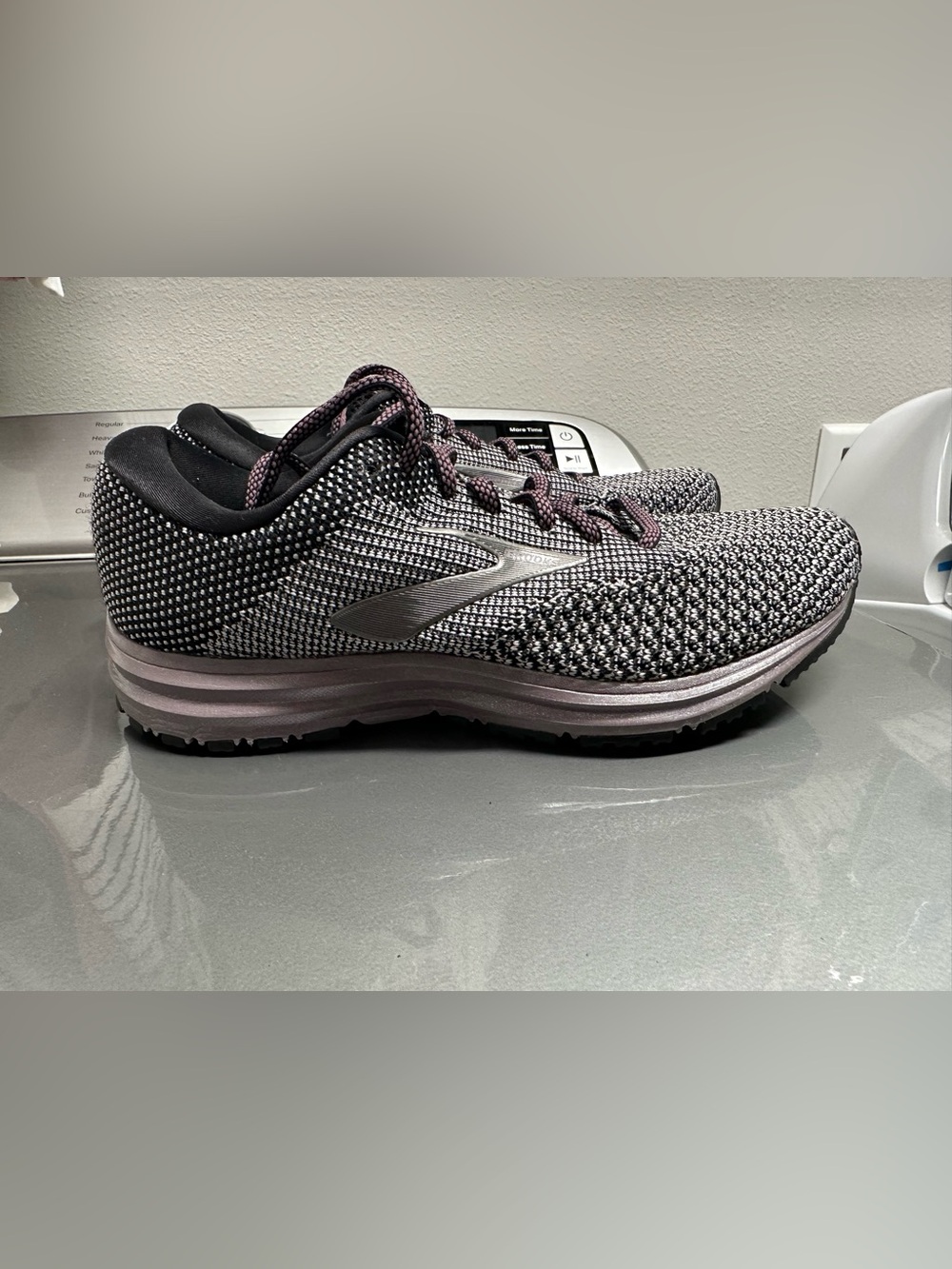 Brooks Women's Athletic Shoes - Black and Mauve